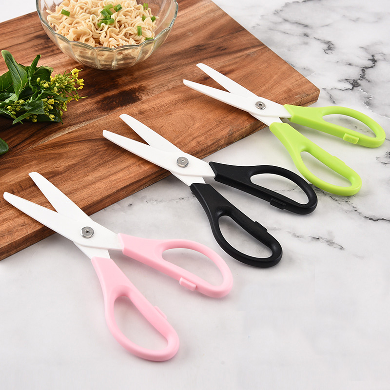 Baby Food Scissors - 8-Zoll-Schere mit scharfer Klinge aus Zirkonoxid-Keramik,