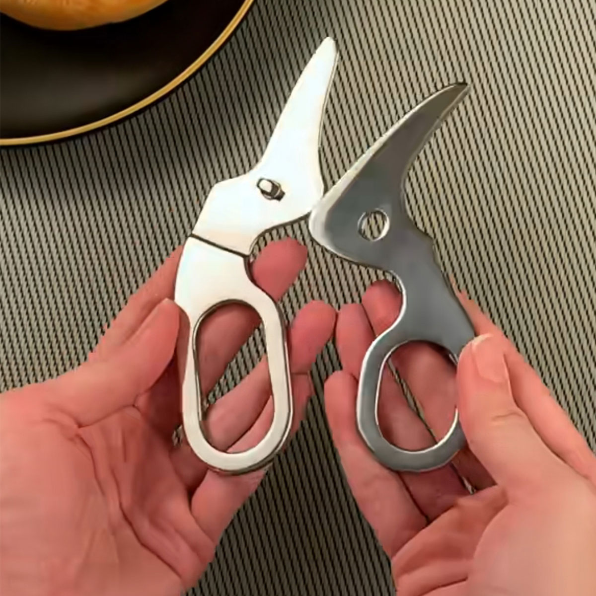 Baby Food Scissors - Sicherheits-Babynahrungsschere – Edelstahl in Lebensmittelqualität, leicht