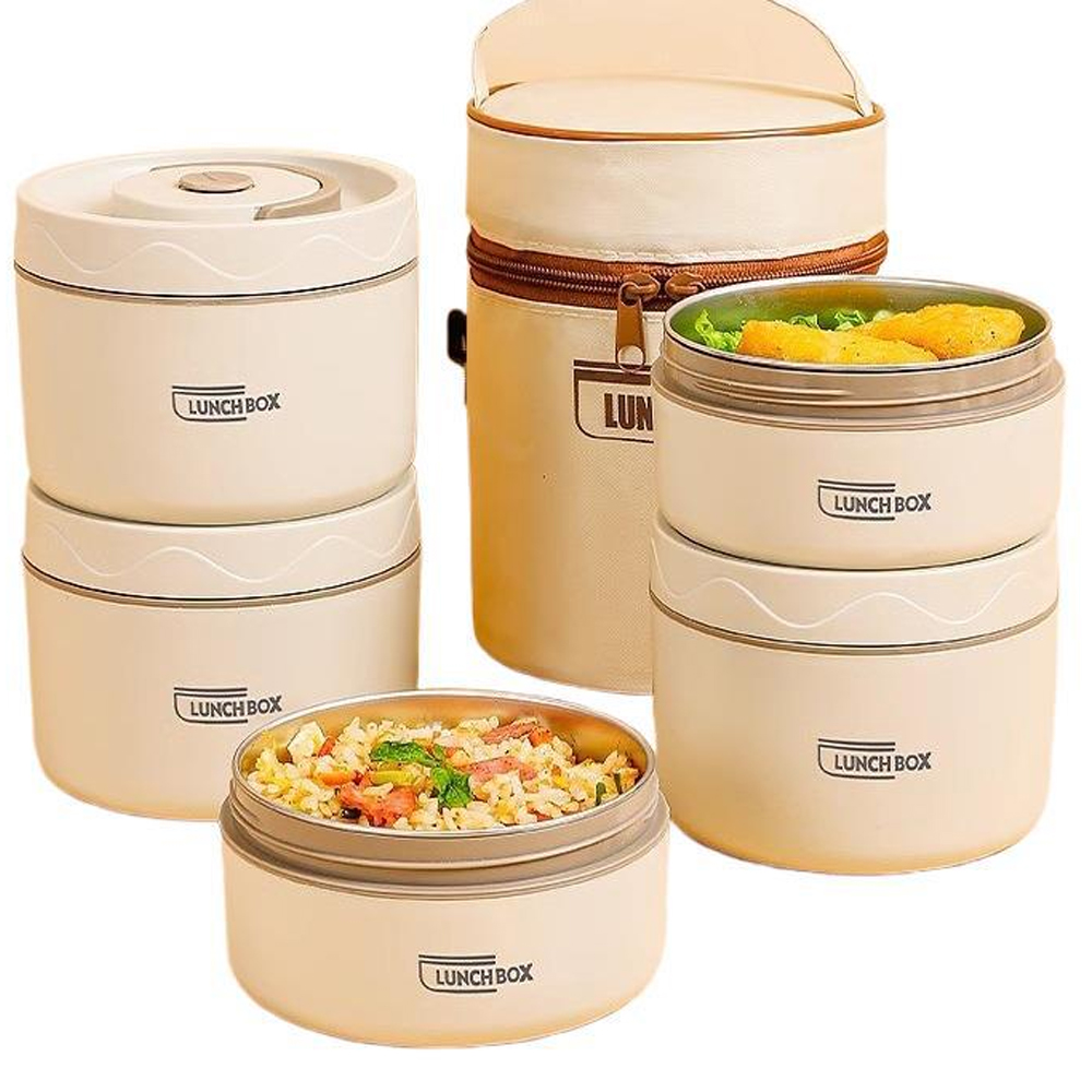 Baby Food Warmer - 3-teiliges isoliertes Lunchbox-Set aus Edelstahl 304