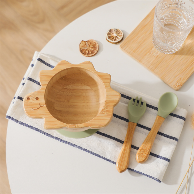Baby Holzgeschirr Set Dinosaur – Baby Food Menu Bewertung und Preis