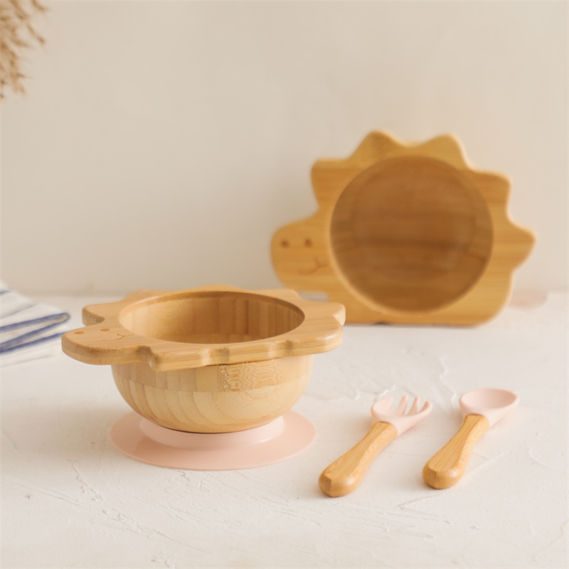 Baby Holzgeschirr Set Dinosaur – Baby Food Menu Bewertung und Preis